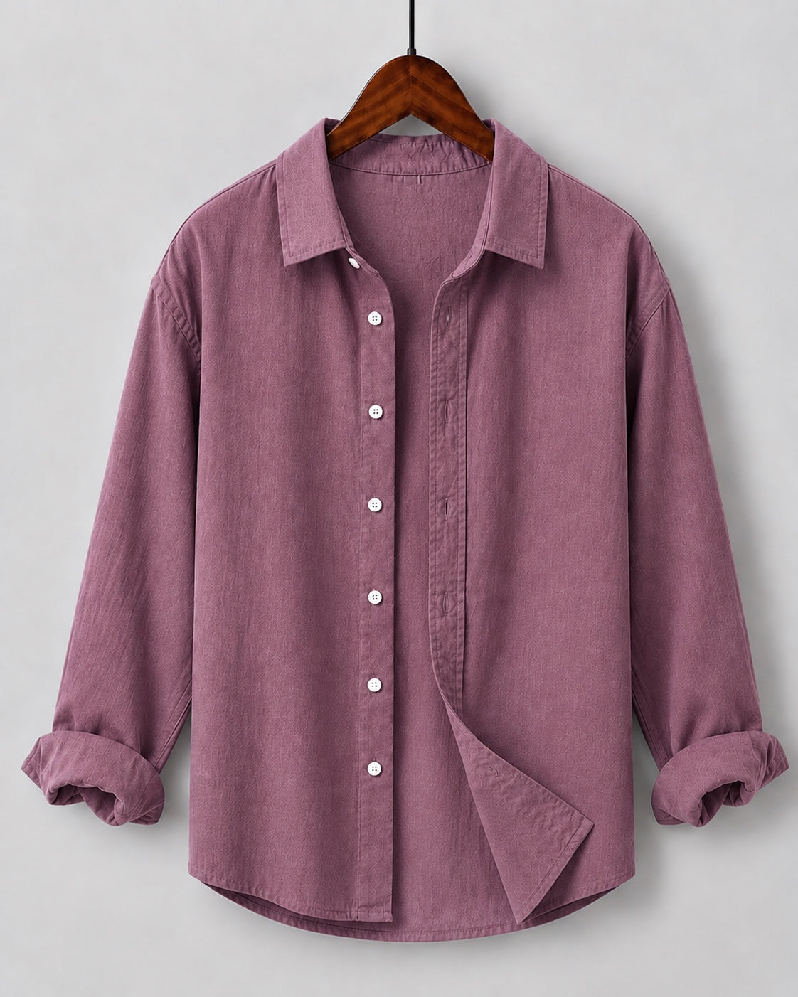 Dusty mauve linen blend shirt for kids
